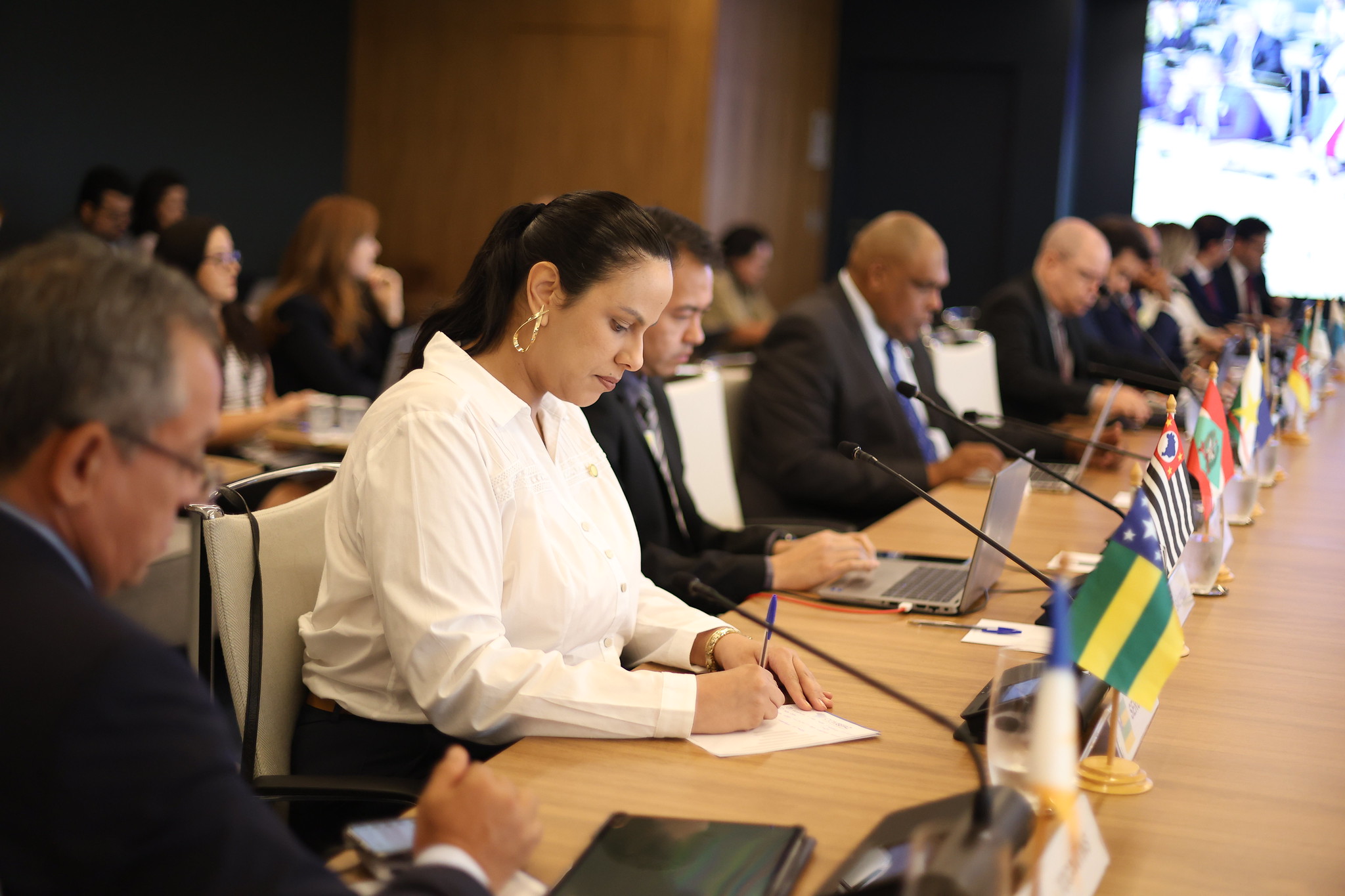Secretária Sarah Andreozzi participa de reunião em Brasília sobre reforma tributária